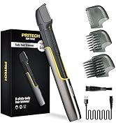 PRITECH Body Hair Trimmer Groin Hair Trimmer for Mens Rechargeable Pubic Hair Trimmer for Men Bod...
