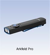 OLIGHT Arkfeld Pro Rechargeable EDC Flat Flashlight with Green Beam, UV and White LED Combo, 1300...