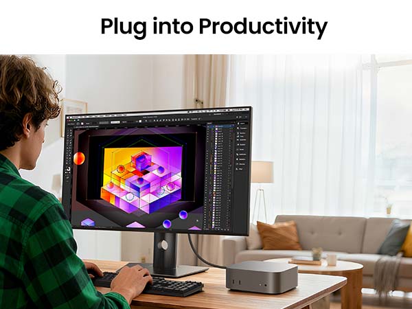 plug into productivity