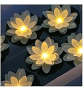White Floating Lotus Lights