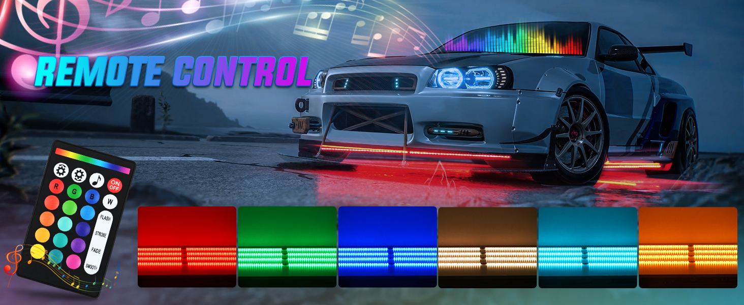 Aluminum Underglow Neon Accent Strip Lights