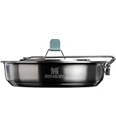 Stanley Wildfare Core 12-Piece Stainless Steel Fry Pan Cook Set | 1 qt Fry Pan with Fold &amp; Lock H...