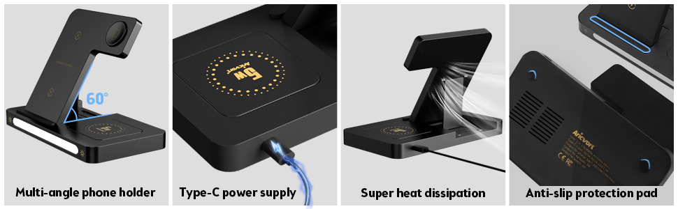  iphone and watch charging station