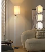 Iporovon Floor Lamps for Living Room, 3 Color Temperatures Tall Lamp, Modern Standing Lamp for Be...