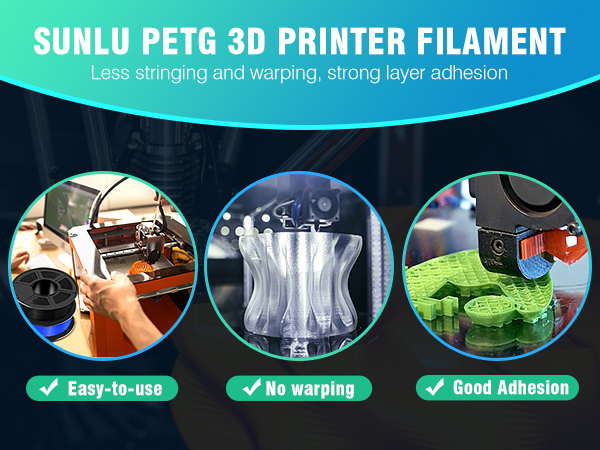 petg filament sunlu petg 3d printer filament 1.75mm