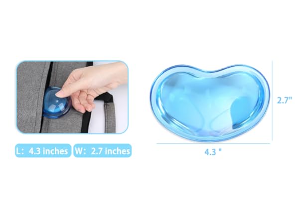 L:4.3 inches W: 2.7 inches