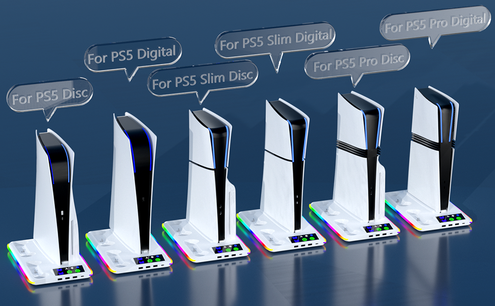 Cooling Stand for PS5/Slim/Pro