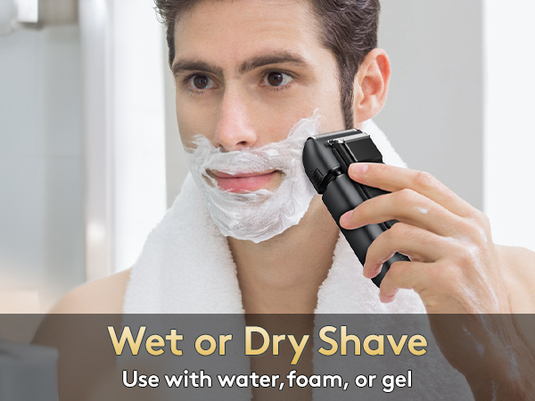 wet and dry electric shaver