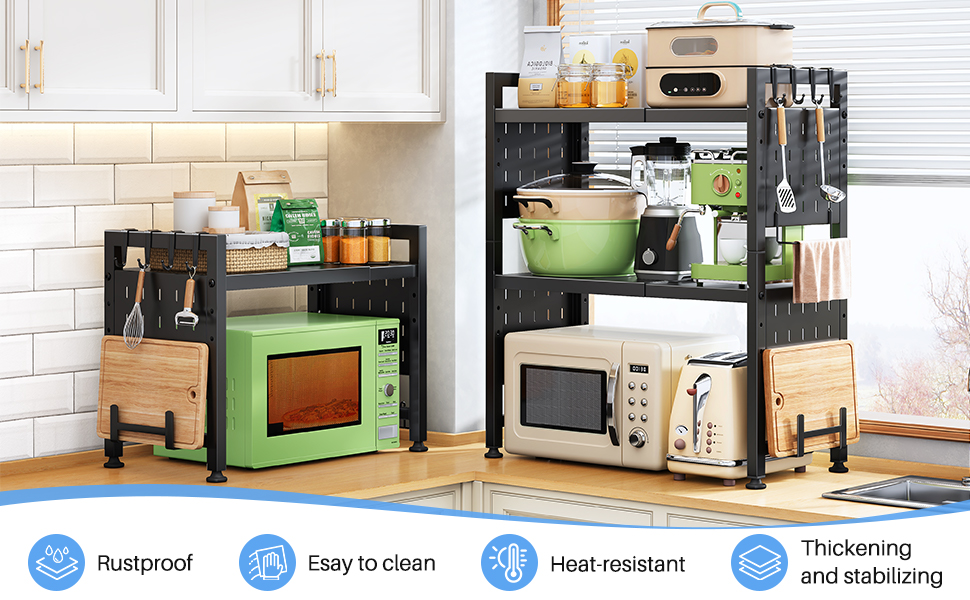 microwave stand countertop