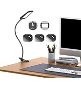 TROND LED Desk Lamp with Clamp, 1000LM Super Bright 3-Level Dimmable Desk Light 6000K Daylight, E...