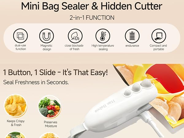 2 in1 bag sealer