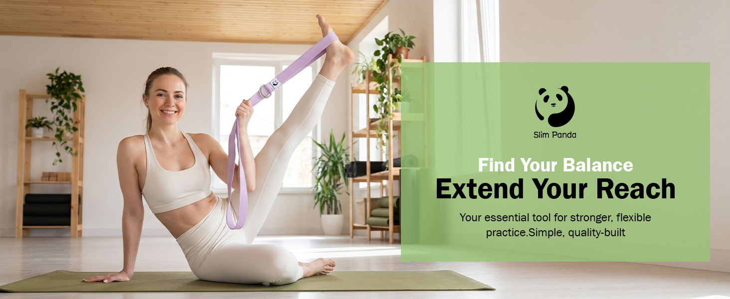 Slim Panda Yoga Strap