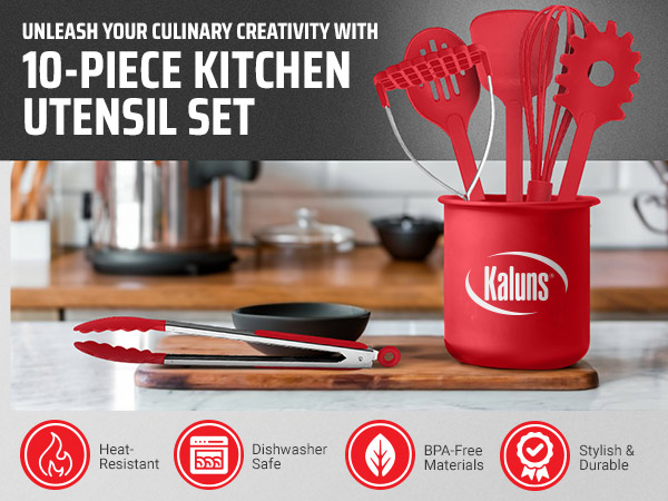 10-Piece Kitchen Utensil Set