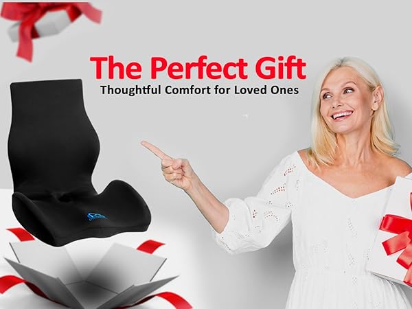 Full back support seat cushion