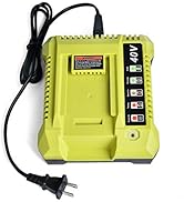 KUNLUN OP401 40-Volt Lithium-Ion Battery Charger for Ryobi 40V OP4050A OP4026 OP40601 OP4040 OP40...
