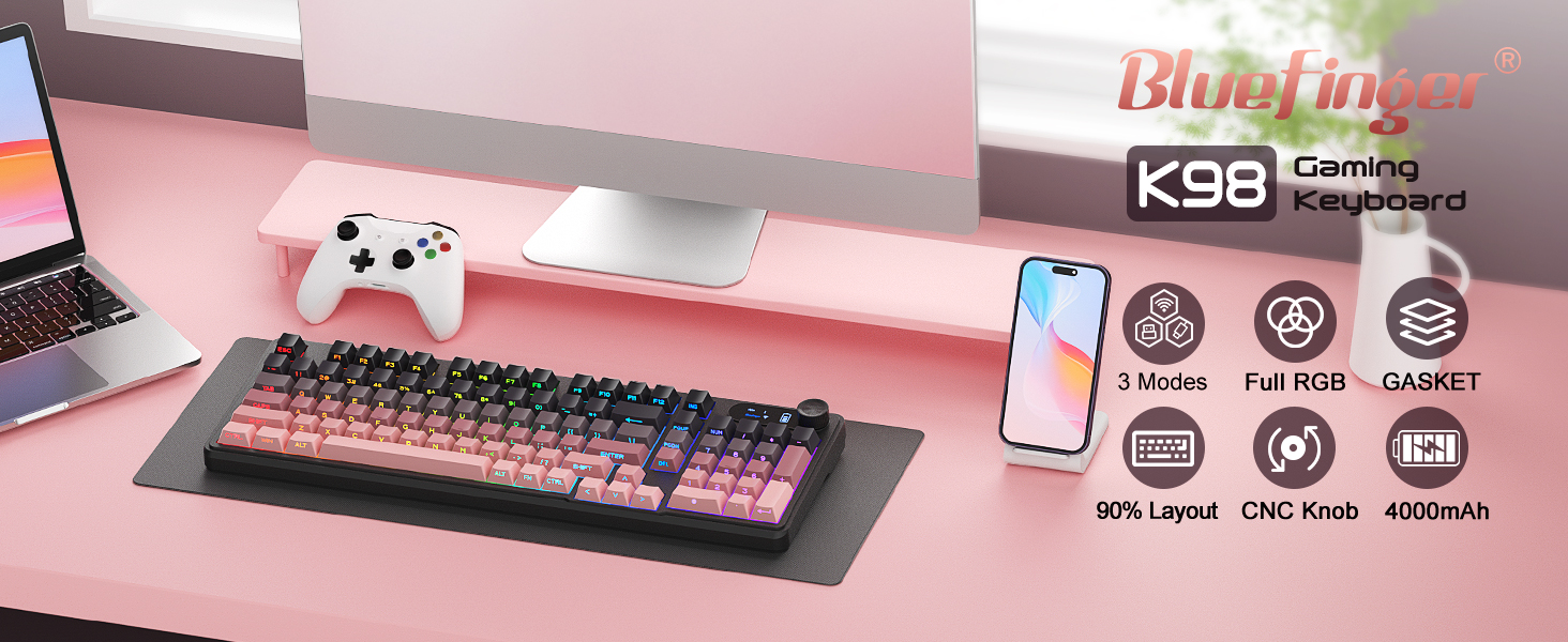 Wireless gaming keyboard Wireless keyboard bluetooth keyboard