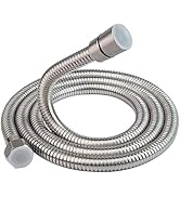 Eurolife Shower Hose, 59 Inches Extra Long Stainless Steel with EPDM rubber, featuring a 3-layer ...