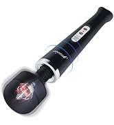 YEVIOR Cordless Personal Wand Electric Massager with 10 Powerful Pulse Settings, Rechargeable Han...