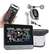 La Crosse Technology 328-69357-INT Wi-Fi Professional Weather Station, Black