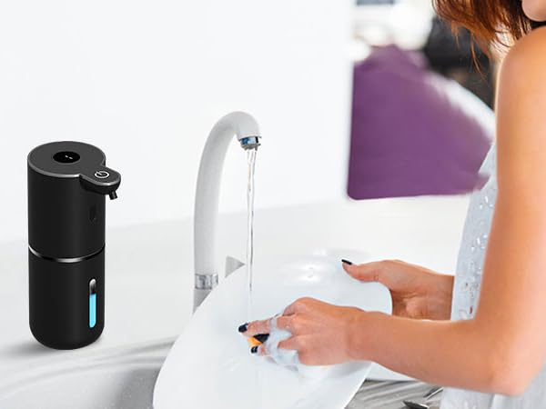 The automatic soap dispenser touchless is designed for versatility