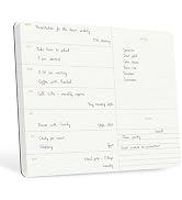 Pinesman - Elegant Undated Week Planner Pad, Tear Off Sheets, Minimalist, Weekly To Do List Notep...