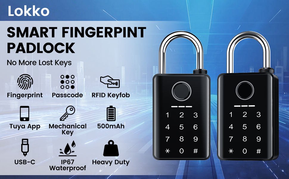 smart padlock outdoor