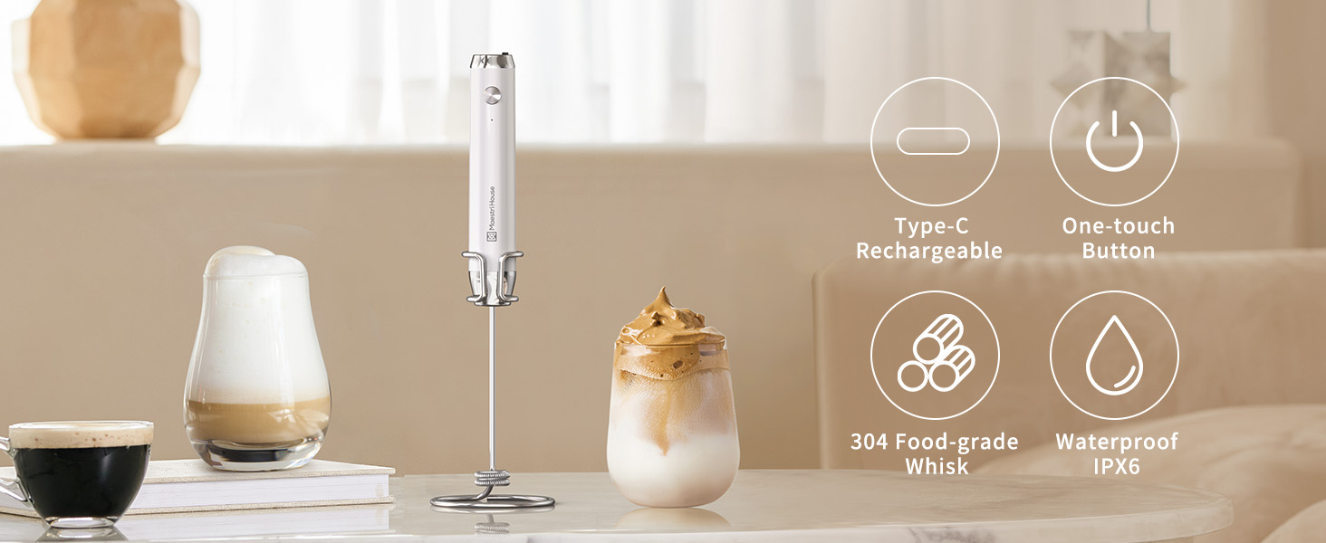 rechargeable frother