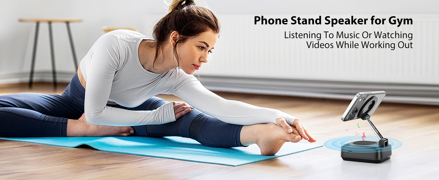 cell phone stand speaker