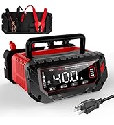 YHCHKJ 40Amp: 6/12/24V Smart Battery Charger – Automatic Maintainer, Trickle Charger &amp; Desulfator...