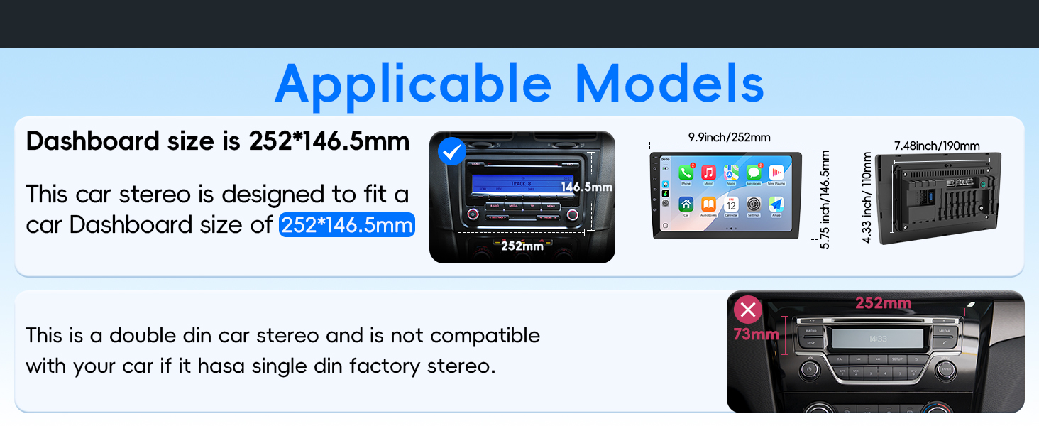 double din car stereo
