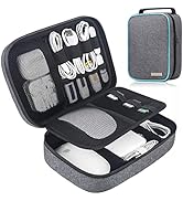 Lacdo Electronic Organizer, Travel Cable Organizer Bag Pouch Tech Electronic Accessories Carry Ca...