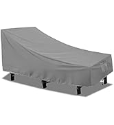 PureFit Outdoor Chaise Lounge Cover, Lounge Chair Covers Waterproof Patio Furniture Lounge Chair ...