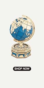 ROKR 3D Wooden Puzzles for Adults Mechanical Clock Kits-Zodiac Clock, DIY Clock Model Building Kits ...