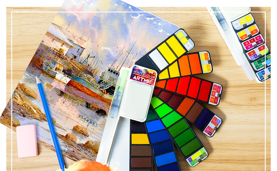 42 WATERCOLOR PAINT SET