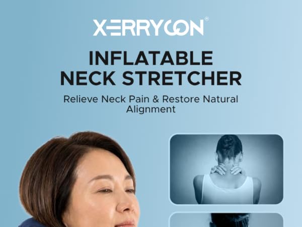 inflatable cervical neck traction device neck compression device neck pump