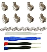 CTHTBZ 8PCS Replacement Metal Lock Buckles Latches for Nintendo Switch OLED Joycon with Springs T...