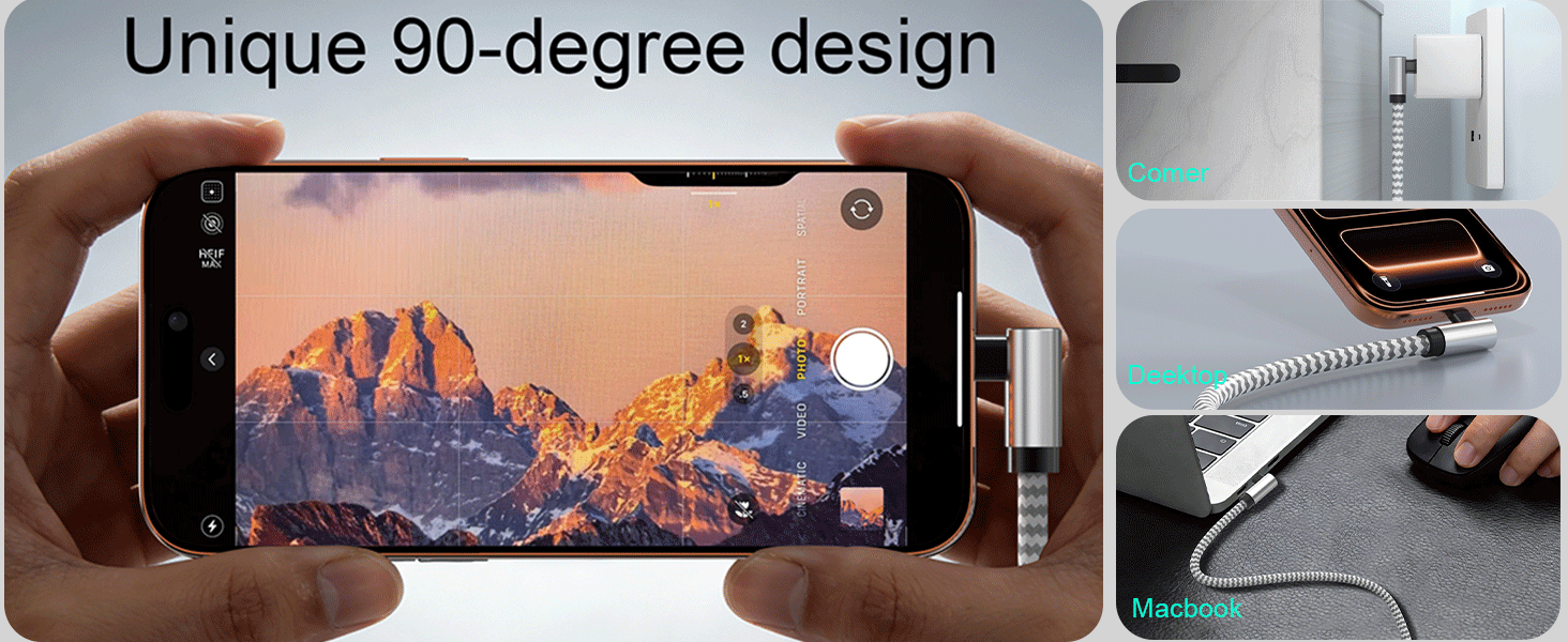 angle usbc to c cable