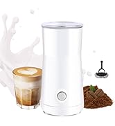 Huogary Milk Forther Simple Milk Frother and Steamer 2-in-1 Milk Steamer with Hot Milk Foam and H...