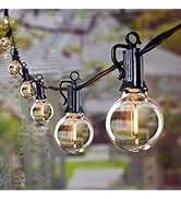 Brightown LED Outdoor String Light, 109 Feet Patio Lights with 52 Edison Shatterproof Bulbs(2 Spa...