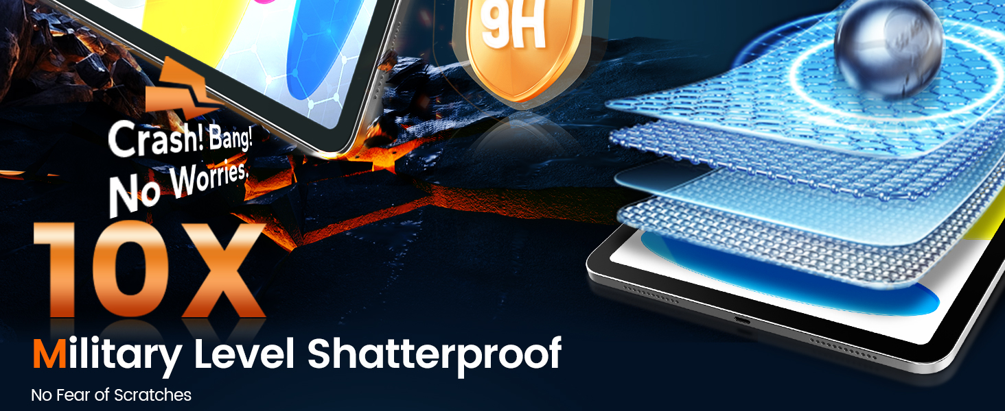 ipad a16 screen protector; ipad 10th generation screen protector