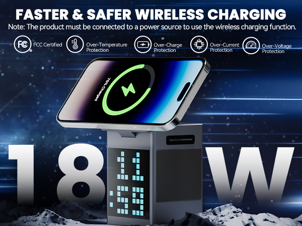 faster wireless charging station