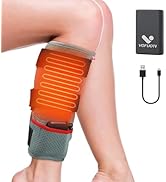 VOFUOTI MAX Leg Heating Pad, Portable Cordless Heated Knee Brace Warmers Wrap with 10000mAh Batte...