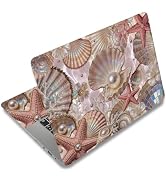 SUPERDANT Laptop Skin Sticker Shells Starfish Pearls Laptop Decals Personalized Universal Noteboo...