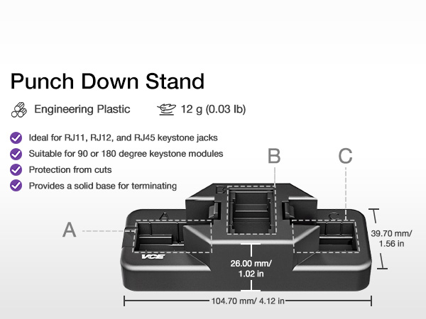punch down stand tool