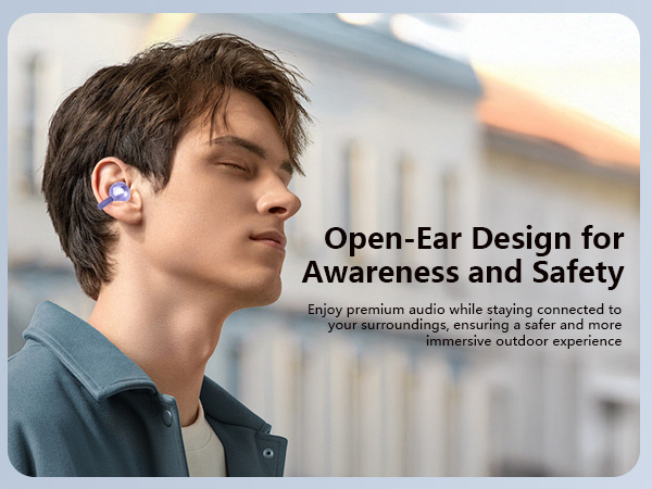 Open Ear Clip Headphones