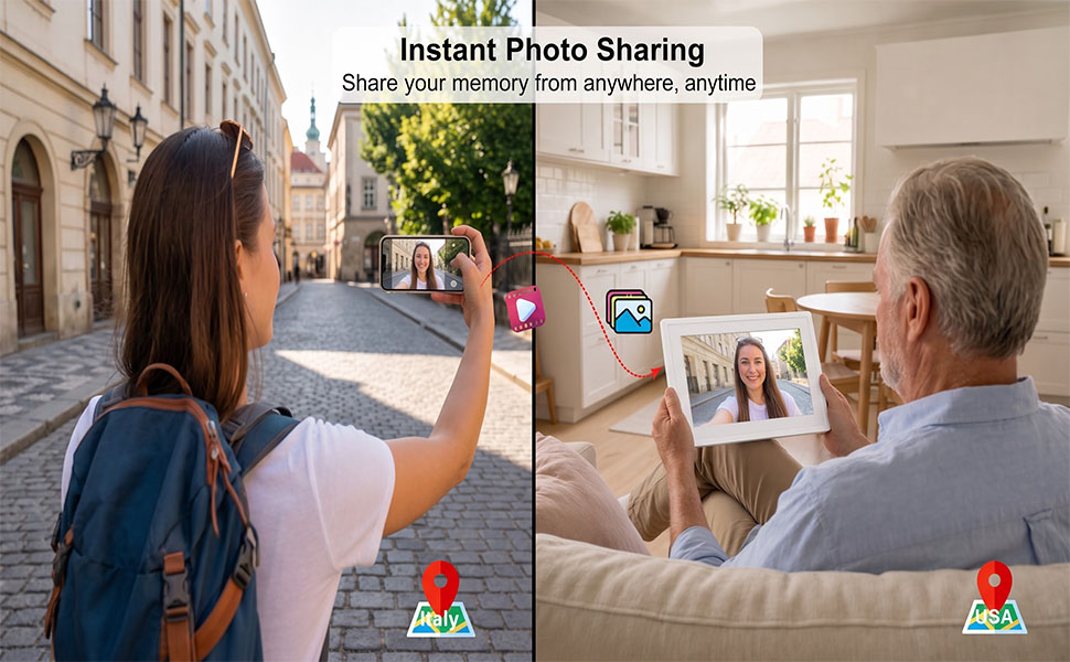digital calendar photo frame picture