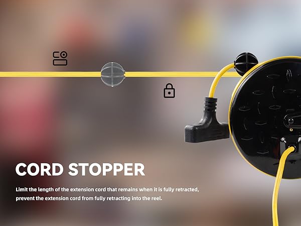 retractable cord reel