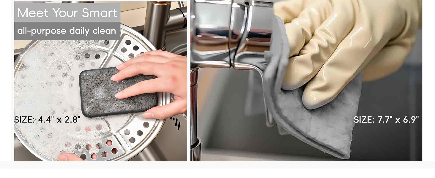 Sponges Kitchen Dish Sponge Kitchen Sponges for Washing Dishes Cleaning Sponge Cleaning Supplies