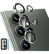 [3+2Pcs] CloudValley for Samsung Galaxy S23 Ultra Camera Lens Protector, 9H Tempered Glass + Alum...