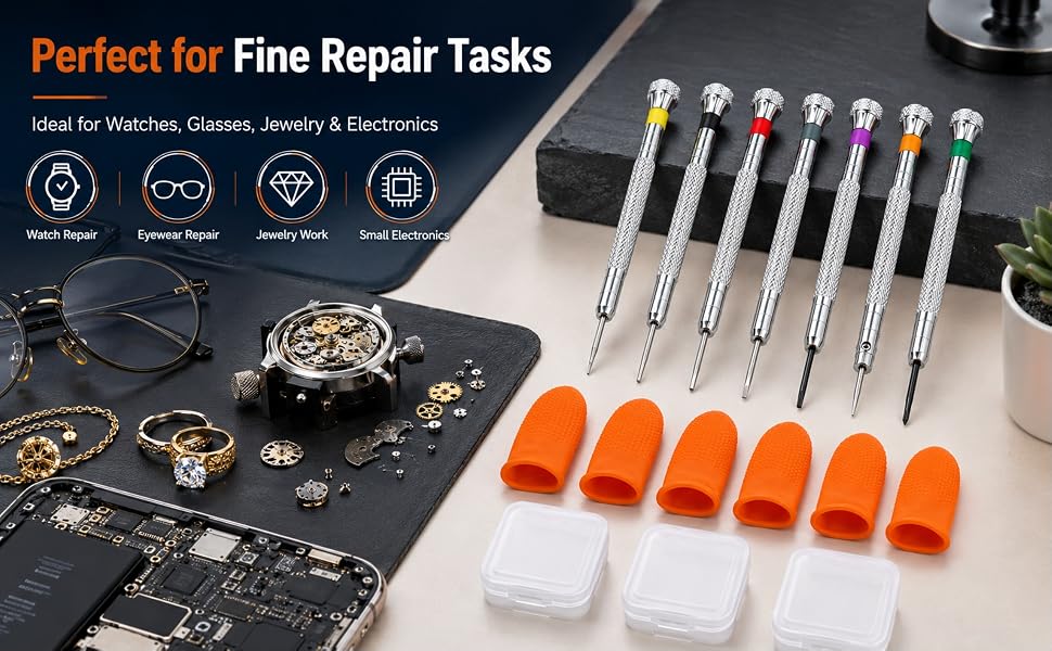 Clock screwdriver set